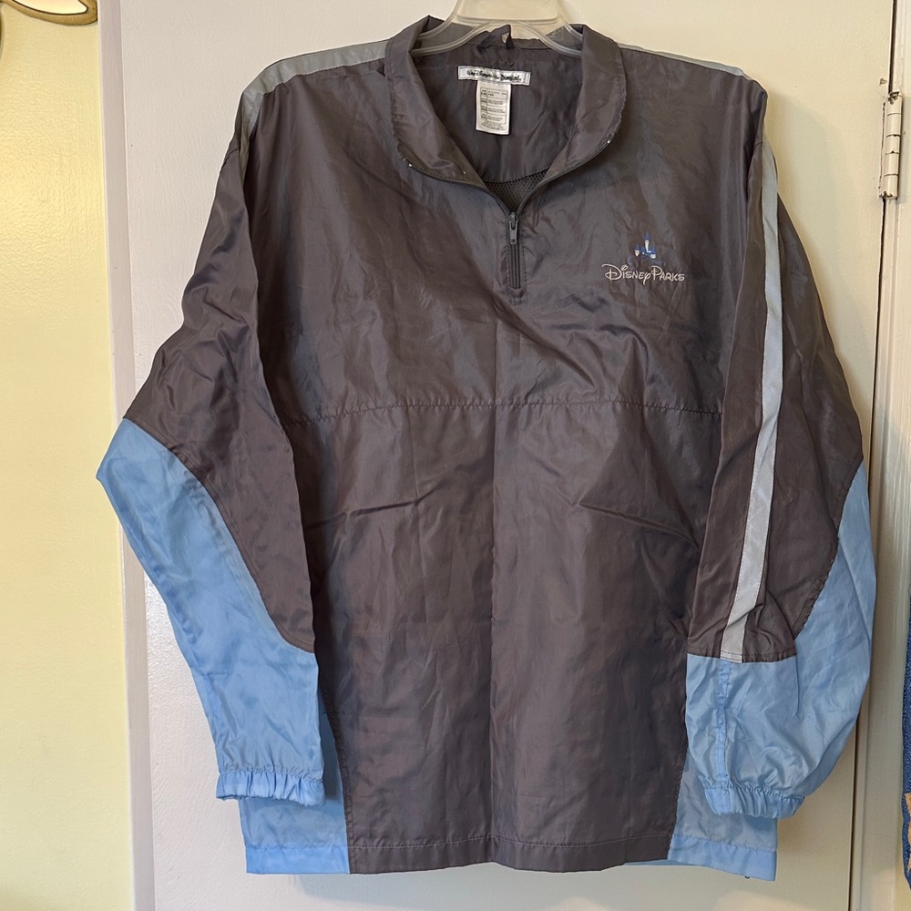 Disney Gray and Blue Windbreaker Jacket